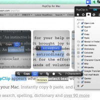 PopClip for Mac ペーストからの検索などの操作が劇的改善
